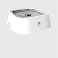 HKM-0132285 1.5L Floating Pet Water Bowl with Anti-Overflow Slow Feeder Design - Perfect for Cats and Dogs