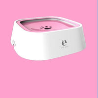 HKM-0132285 1.5L Floating Pet Water Bowl with Anti-Overflow Slow Feeder Design - Perfect for Cats and Dogs