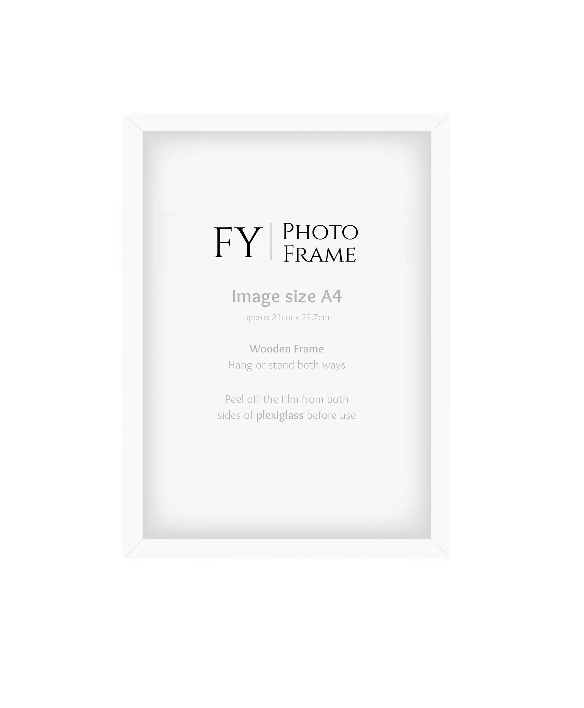 HKM-013331 Nordic Style A3 Photo Frame Kit - A4 Picture Frame for Wall Decoration with Optional Mat