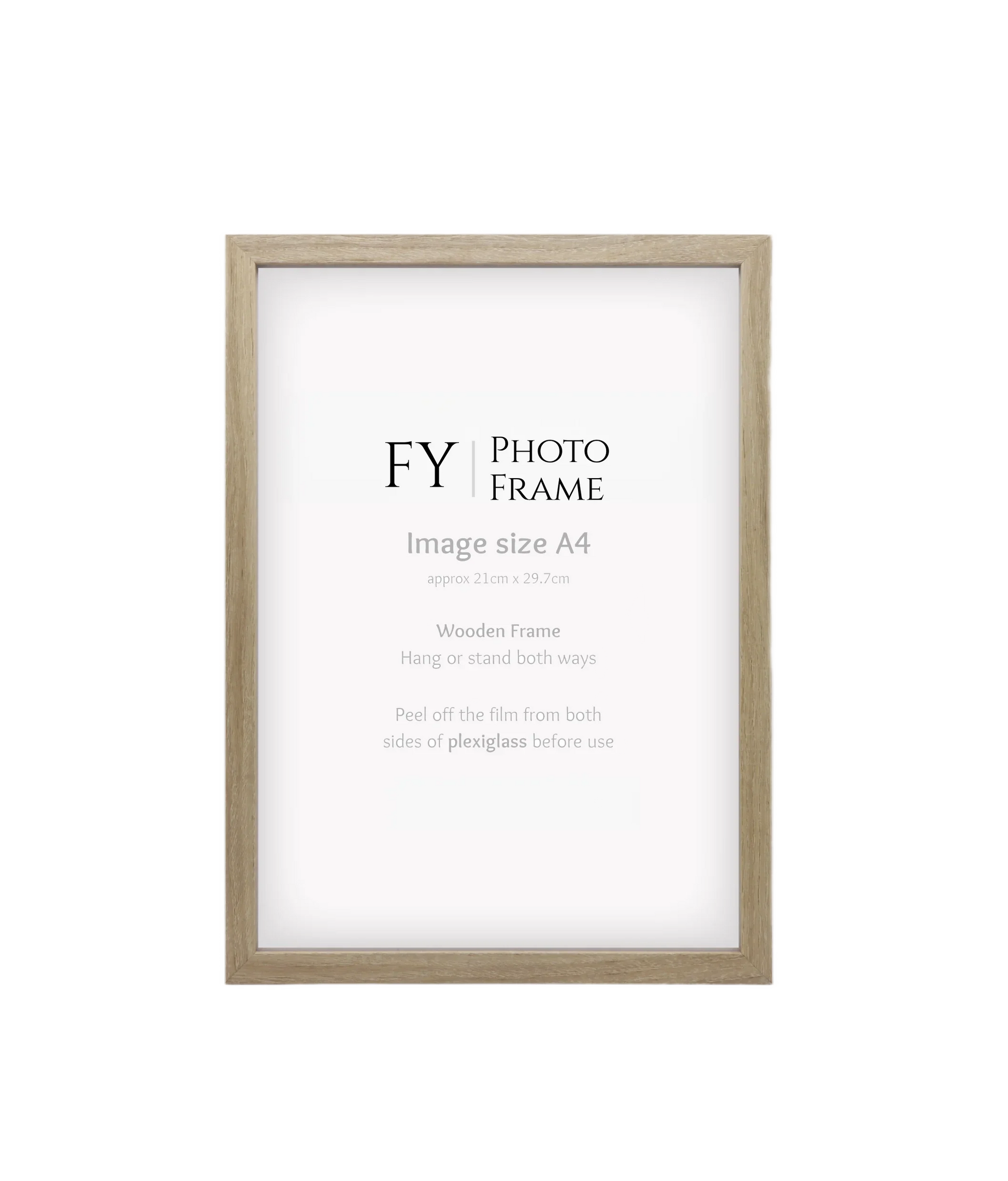 HKM-013331 Nordic Style A3 Photo Frame Kit - A4 Picture Frame for Wall Decoration with Optional Mat