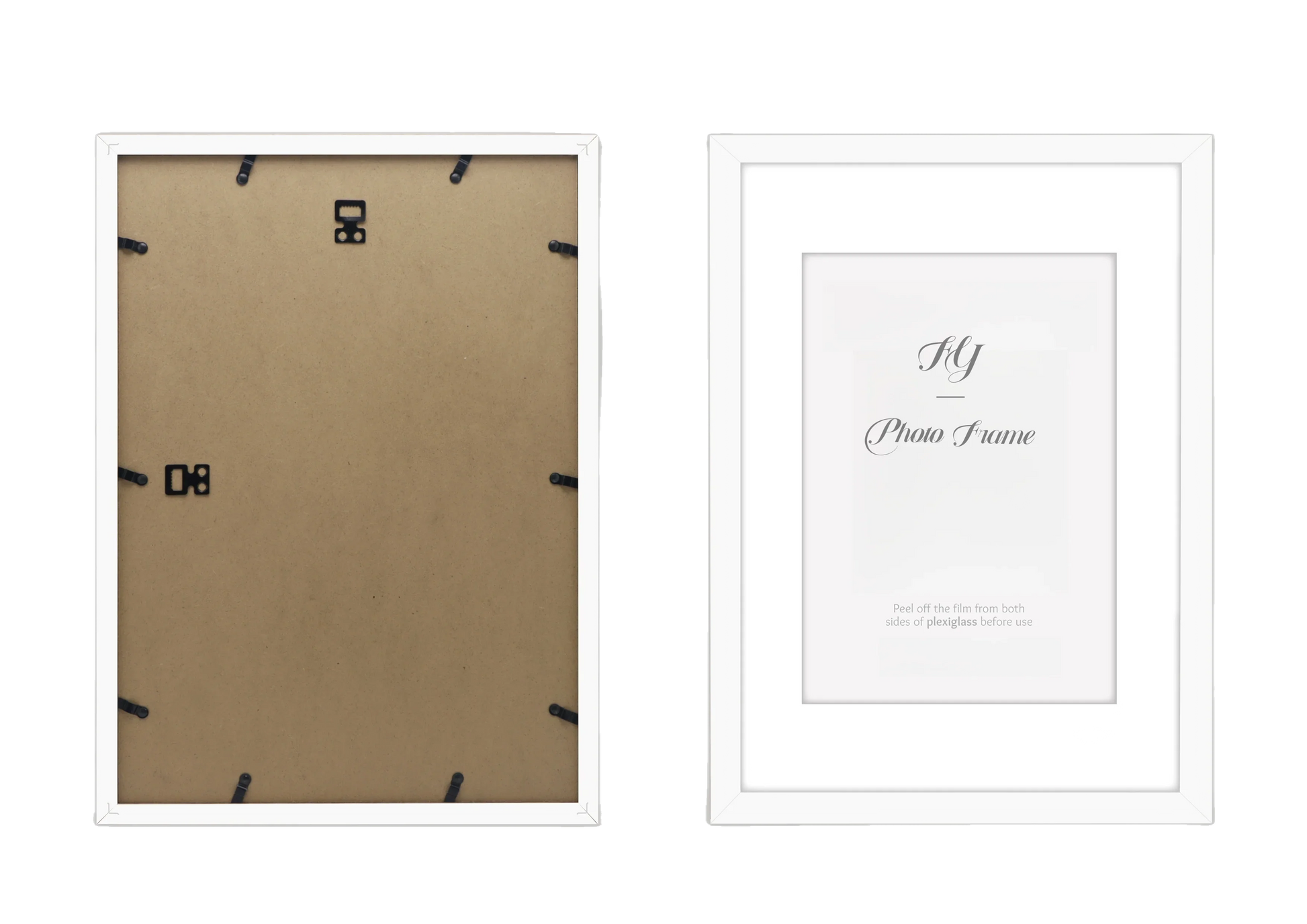HKM-013331 Nordic Style A3 Photo Frame Kit - A4 Picture Frame for Wall Decoration with Optional Mat