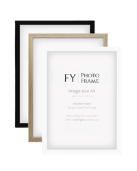 HKM-013331 Nordic Style A3 Photo Frame Kit - A4 Picture Frame for Wall Decoration with Optional Mat
