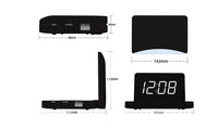 HKM-013523 Folding LED Wireless Charging Clock with USB Cable and Manual