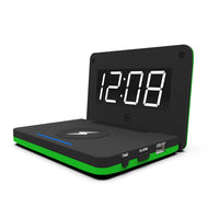 HKM-013523 Folding LED Wireless Charging Clock with USB Cable and Manual