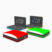 HKM-013523 Folding LED Wireless Charging Clock with USB Cable and Manual