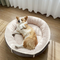 HKM-0136125 Cozy Gray Plush Dog Mat for Winter Comfort - Multiple Sizes Available
