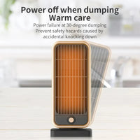 HKM-013651 500W Electric Space Heater for Indoor Use, PTC Fan with 1-Year Warranty