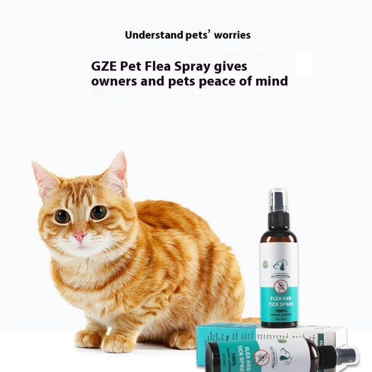 HKM-0137661 Effective Flea Spray for Dogs - 100ml Plastic Bottle