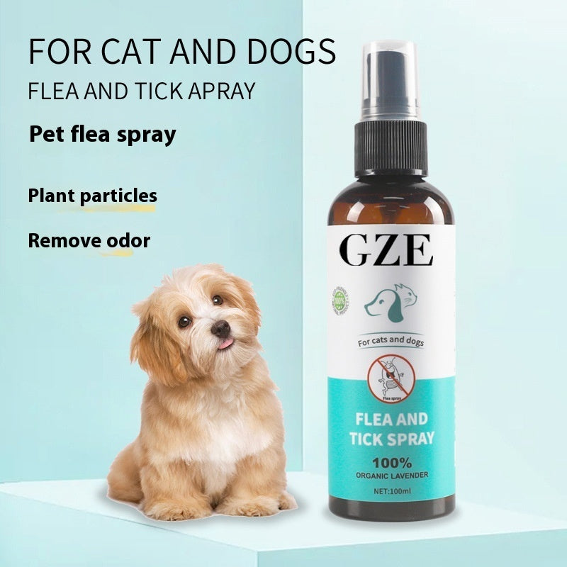 HKM-0137661 Effective Flea Spray for Dogs - 100ml Plastic Bottle