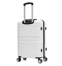 HKM-013843 Fashionable 3-Piece Travel Trolley Suitcase Set with Double Wheels – 20"/24"/28" Sizes