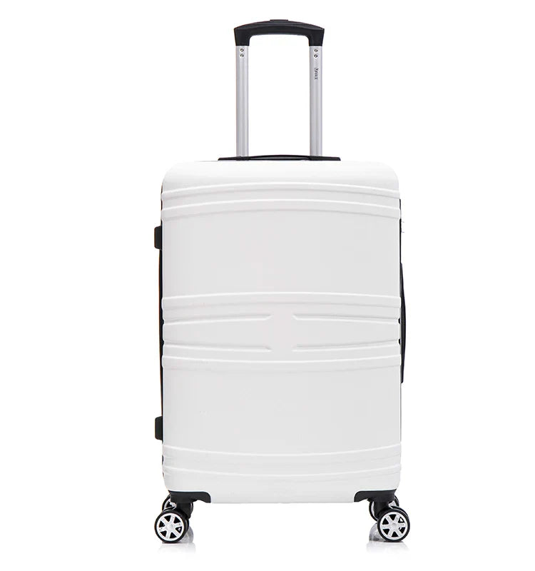 HKM-013843 Fashionable 3-Piece Travel Trolley Suitcase Set with Double Wheels – 20"/24"/28" Sizes