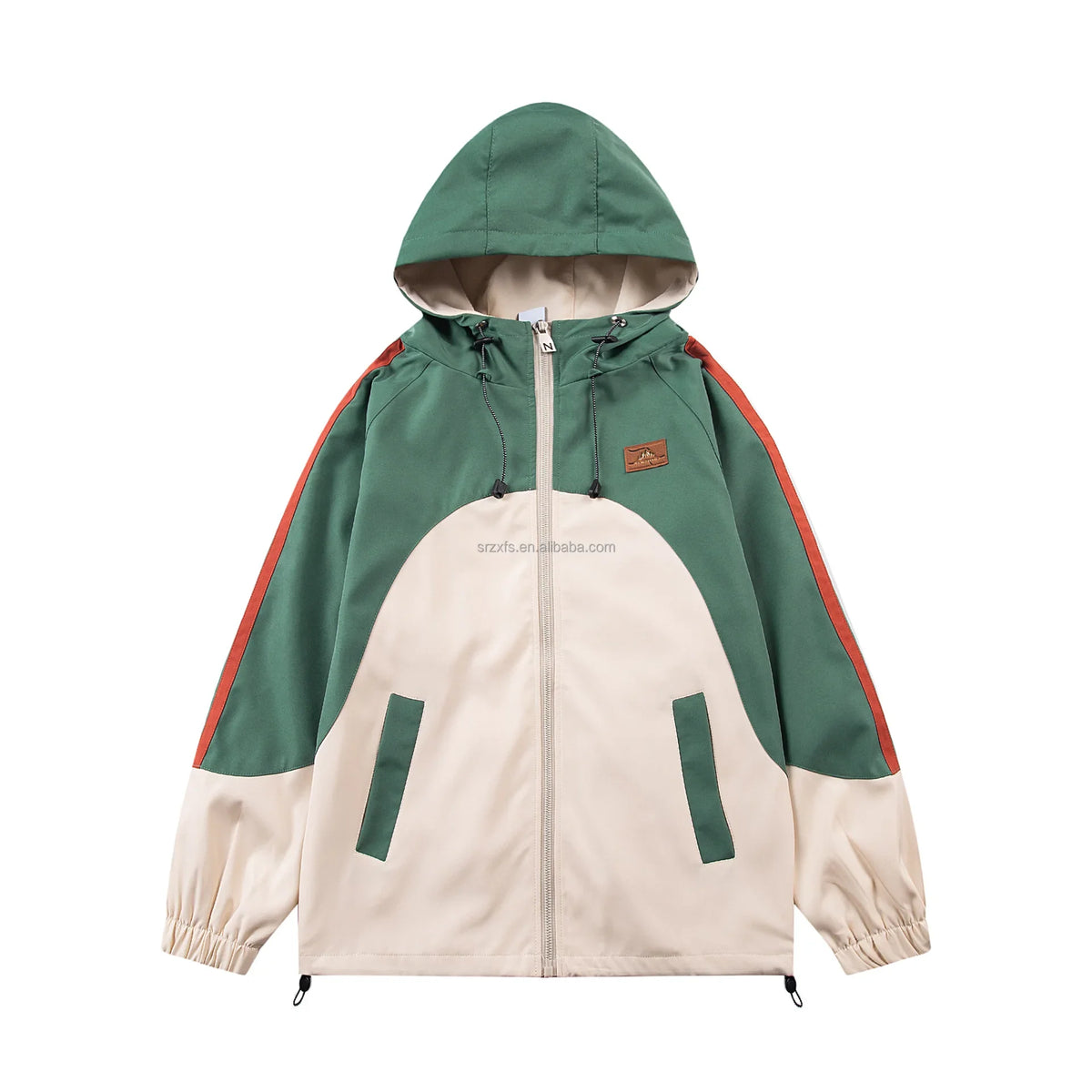 HKM-013843 Men's Coats Customized LOGO Fashion Man Coat Simple Team Sports Suit Hooded Men's Sports Suit Two-piece Set