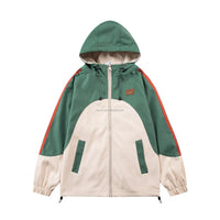 HKM-013843 Men's Coats Customized LOGO Fashion Man Coat Simple Team Sports Suit Hooded Men's Sports Suit Two-piece Set