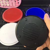 HKM-013843 Round 10W Fast Wireless Charger with Micro USB Input, Black Color, CE FCC ROHS Certified