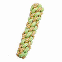 HKM-0140477 Colorful Hand-Woven Cotton Rope Dog Bite Toy Set
