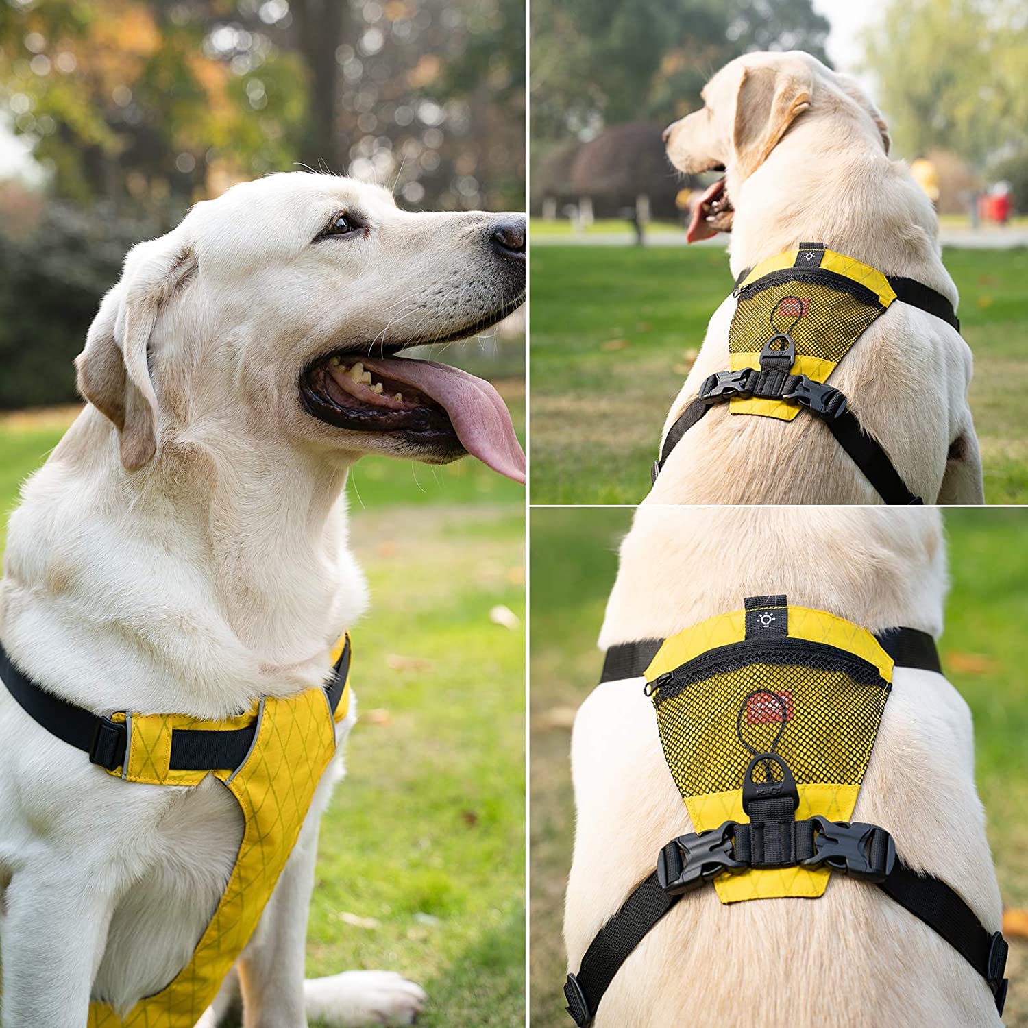 HKM-0141117 Adjustable Waterproof Reflective Dog Vest Harness for Easy No-Pull Control