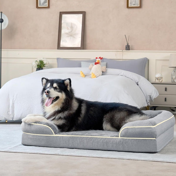 HKM-0141885 Cozy Removable and Washable Pet Sofa Bed for Medium to Extra Large Dogs