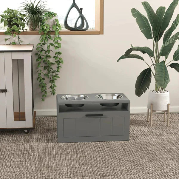 HKM-0142013 Elevated Pet Feeding Station for Comfortable Dining