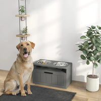 HKM-0142013 Elevated Pet Feeding Station for Comfortable Dining