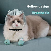 HKM-0142653 Cat Head Cover Set - Owl & Cat Paw Designs, Perfect for Pets and Kids, Multi-Color Options