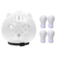 HKM-0142653 Cat Head Cover Set - Owl & Cat Paw Designs, Perfect for Pets and Kids, Multi-Color Options
