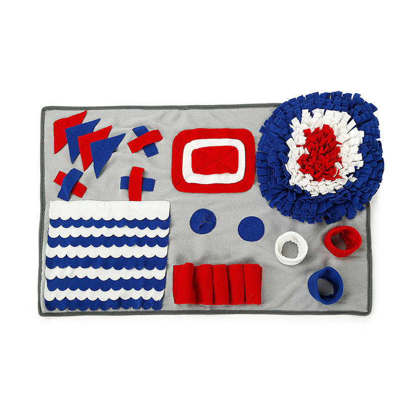 HKM-014291 Interactive Dog Snuffle Mat - Fun Textures, Available in Multiple Sizes