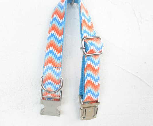 HKM-0143805 Durable Polyester Dog Collar with Adjustable Fit and Color Variations