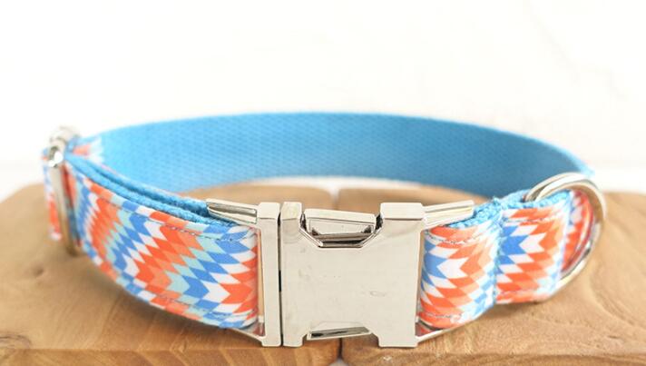 HKM-0143805 Durable Polyester Dog Collar with Adjustable Fit and Color Variations