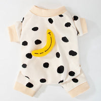 HKM-0145981 Cozy Velvet Cat Clothes in Polka Dot, Striped, and Bear Designs for All Sizes