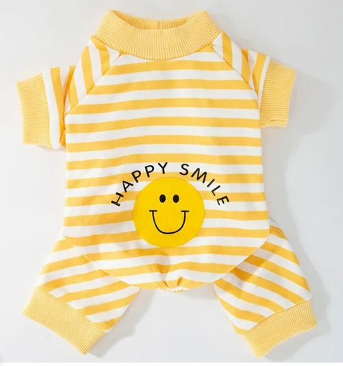HKM-0145981 Cozy Velvet Cat Clothes in Polka Dot, Striped, and Bear Designs for All Sizes