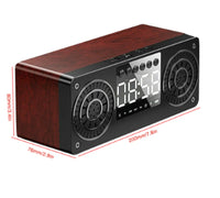 HKM-014675 Wooden Bluetooth Speaker with Subwoofer and Card Input, 1200mAh Battery