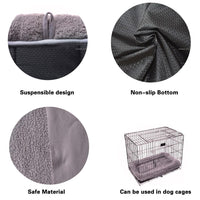 HKM-0147645 Soft Lamb Wool Pet Mat with Hollow PP Cotton and Non-Slip Oxford Bottom