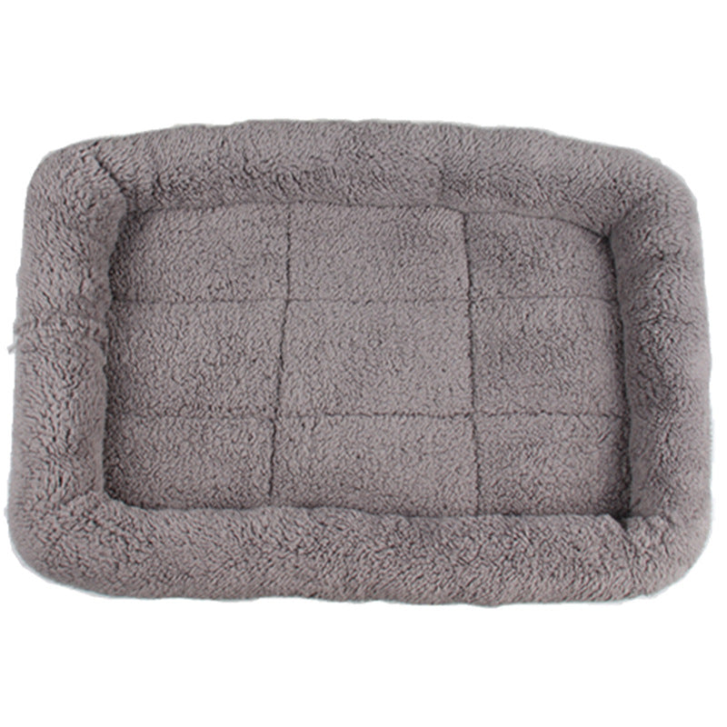 HKM-0147645 Soft Lamb Wool Pet Mat with Hollow PP Cotton and Non-Slip Oxford Bottom