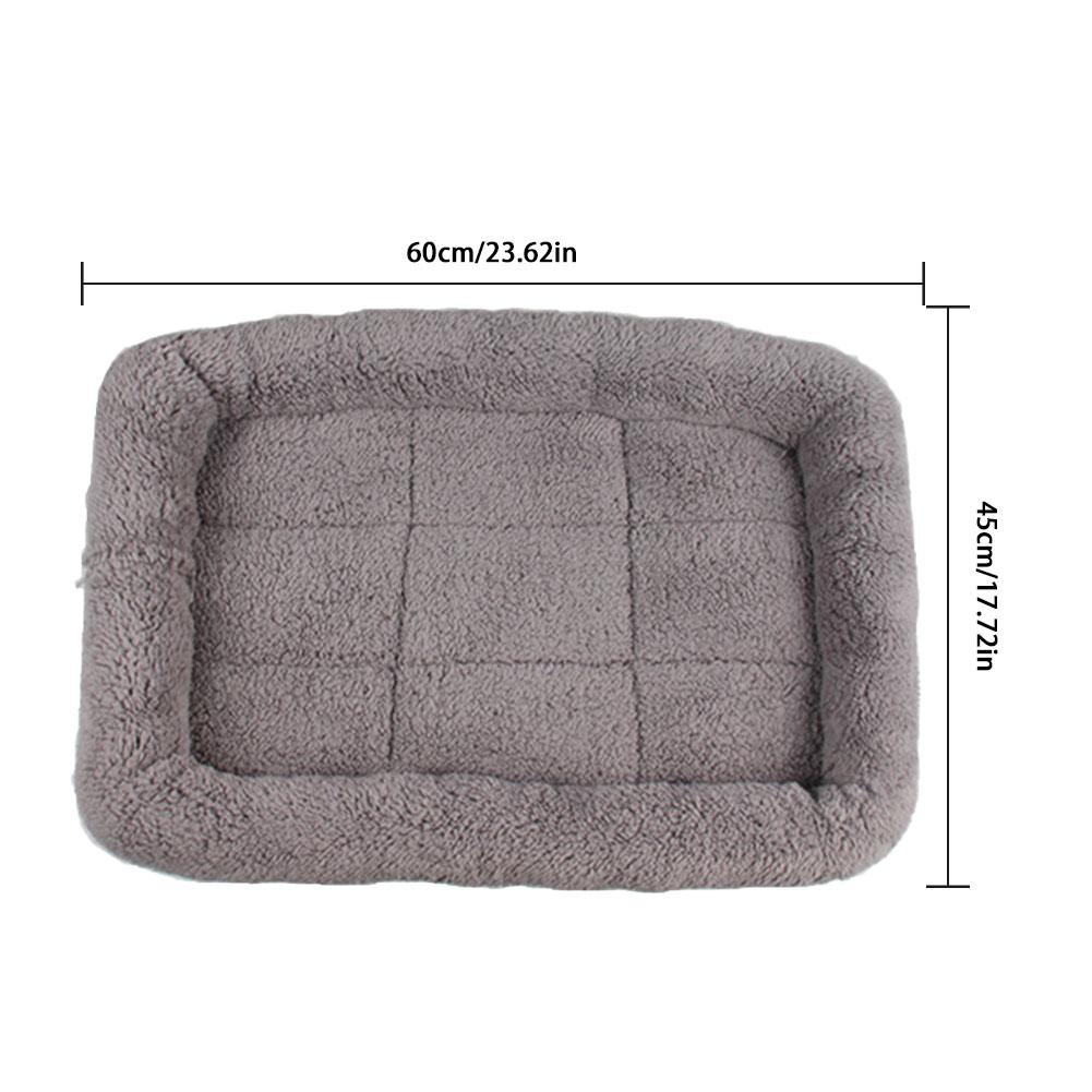HKM-0147645 Soft Lamb Wool Pet Mat with Hollow PP Cotton and Non-Slip Oxford Bottom