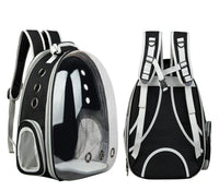 HKM-0149821 Transparent Cat Backpack Space Capsule - Durable Oxford Material, Multiple Colors Available