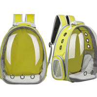 HKM-0149821 Transparent Cat Backpack Space Capsule - Durable Oxford Material, Multiple Colors Available