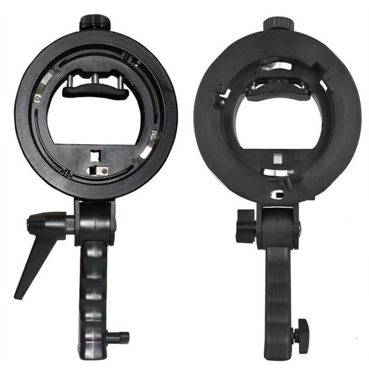 HKM-015187 S-Type Chuck Bracket for Flashlight - Handheld ABS Plastic Lamp Accessory, 250mm