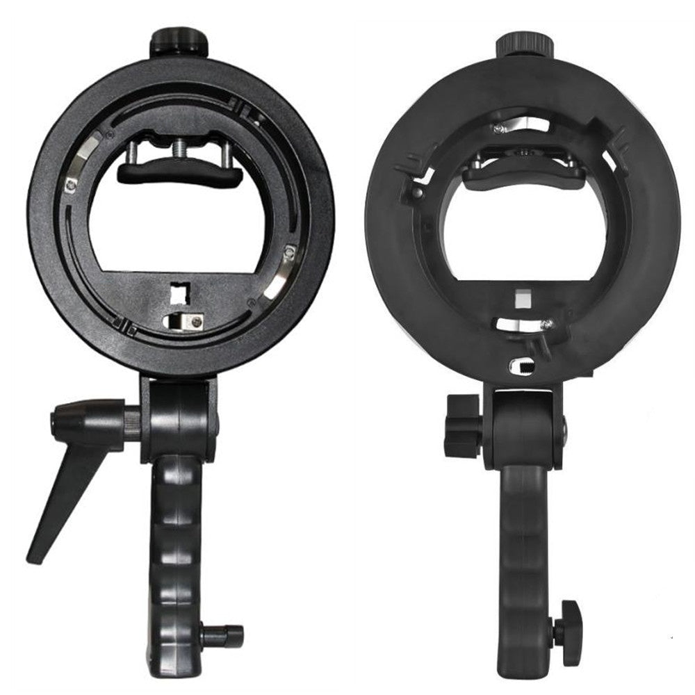 HKM-015187 S-Type Chuck Bracket for Flashlight - Handheld ABS Plastic Lamp Accessory, 250mm