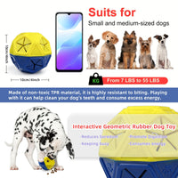 HKM-0154813 Interactive Leak Proof Food Dispensing Dog and Pet Toy Ball for Indoor and Outdoor Play