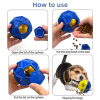 HKM-0154813 Interactive Leak Proof Food Dispensing Dog and Pet Toy Ball for Indoor and Outdoor Play