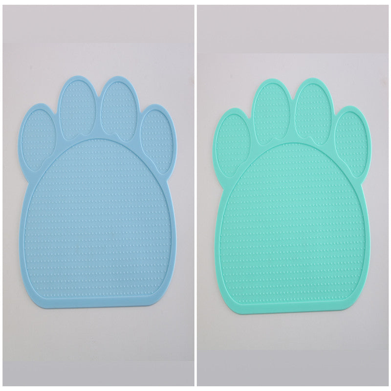 HKM-0155197 Silicone Pet Feeding Mat - Food Grade, Easy to Clean, High Temperature Resistant, Available in Multiple Colors