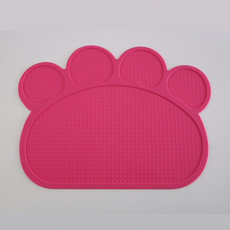 HKM-0155197 Silicone Pet Feeding Mat - Food Grade, Easy to Clean, High Temperature Resistant, Available in Multiple Colors