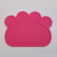 HKM-0155197 Silicone Pet Feeding Mat - Food Grade, Easy to Clean, High Temperature Resistant, Available in Multiple Colors