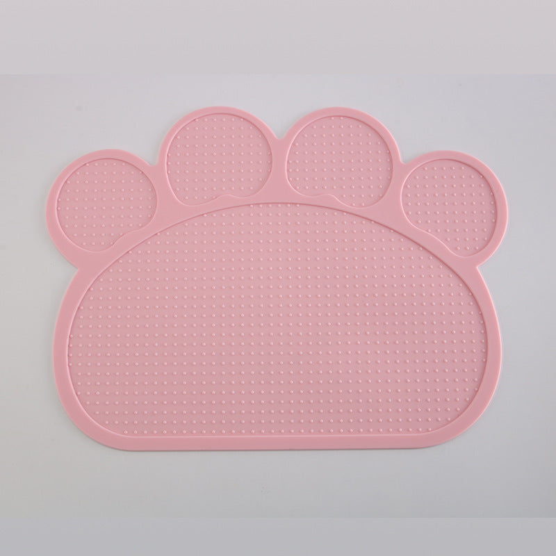 HKM-0155197 Silicone Pet Feeding Mat - Food Grade, Easy to Clean, High Temperature Resistant, Available in Multiple Colors