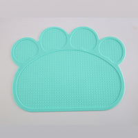 HKM-0155197 Silicone Pet Feeding Mat - Food Grade, Easy to Clean, High Temperature Resistant, Available in Multiple Colors