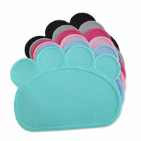 HKM-0155197 Silicone Pet Feeding Mat - Food Grade, Easy to Clean, High Temperature Resistant, Available in Multiple Colors