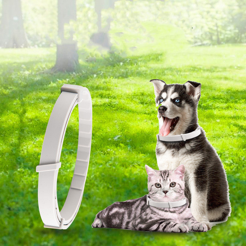 HKM-0155965 Adjustable Anti-Mosquito Collar for Cats and Dogs - Natural Insect Repellent with Long-Lasting Protection