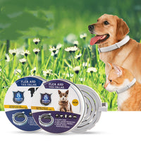 HKM-0155965 Adjustable Anti-Mosquito Collar for Cats and Dogs - Natural Insect Repellent with Long-Lasting Protection
