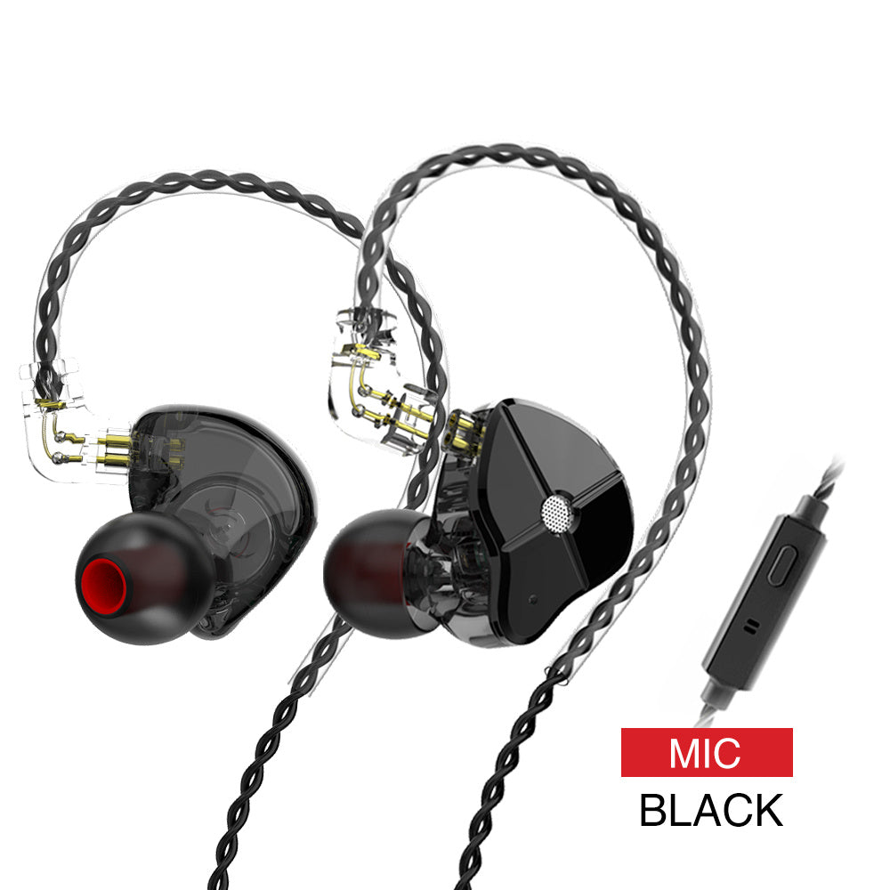 HKM-015635 TRN ST1 In-Ear Earphones with Hybrid Driver, Microphone Optional, 3.5mm Connector, 1.2m Cable Length