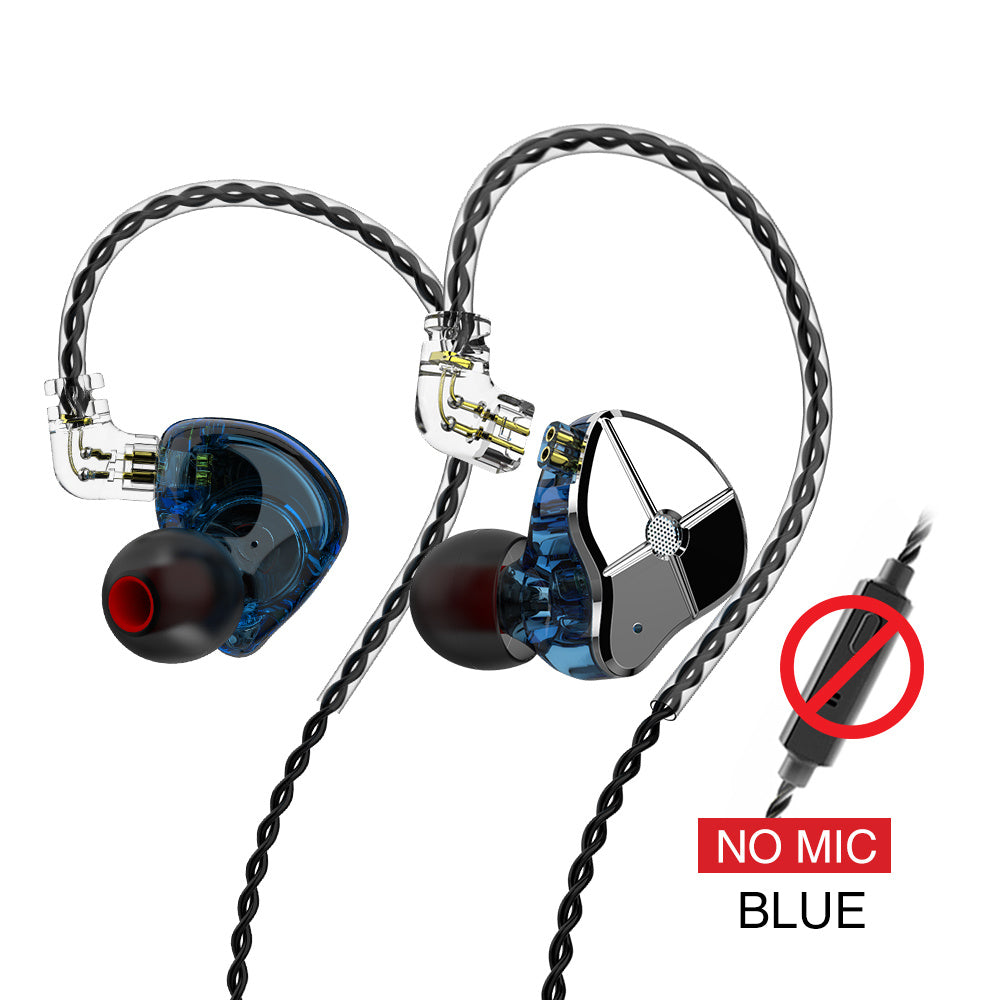 HKM-015635 TRN ST1 In-Ear Earphones with Hybrid Driver, Microphone Optional, 3.5mm Connector, 1.2m Cable Length